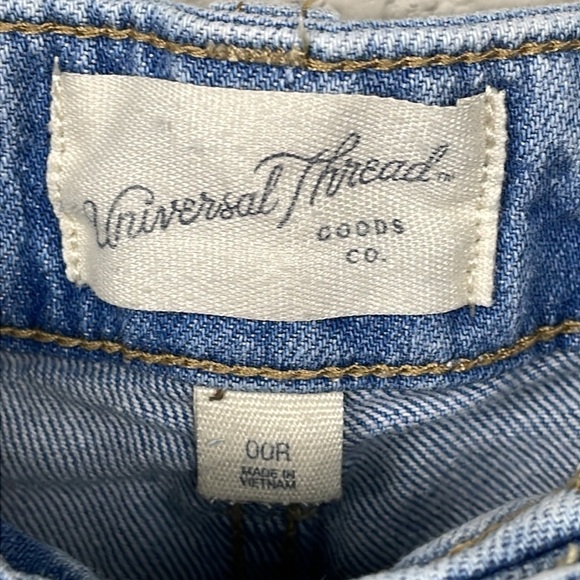 Universal Thread DIY Taylor Swift Eras Tour High Rise Wide Leg Jeans Sz 00 - Picture 10 of 15